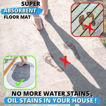 Super Absorbent Floor Mat (2 Pieces Set)
