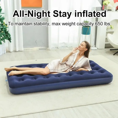 Portable Comfort Single Inflatable Mattress